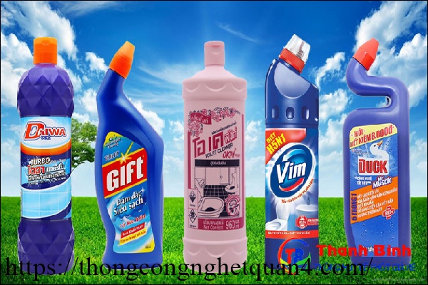 C&aacute;c loại nước tẩy bồn cầu
